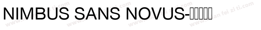 NIMBUS SANS NOVUS字体转换